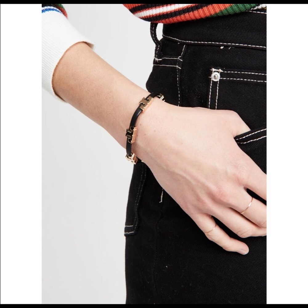 Tory Burch Stackable Leather Bracelet - image 1